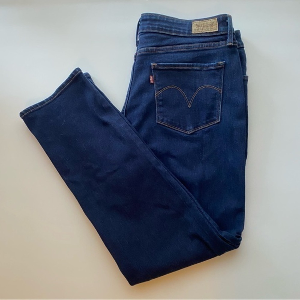 Levi's‎ Women's Mid-Rise Skinny Blue Jeans 16 35x27